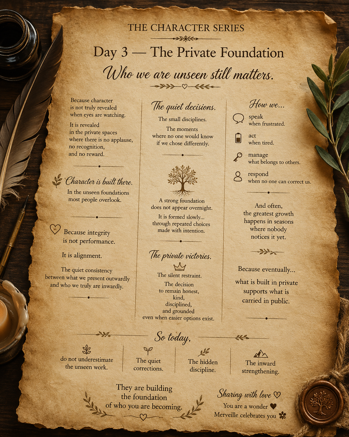 Day 3 — The Private Foundation