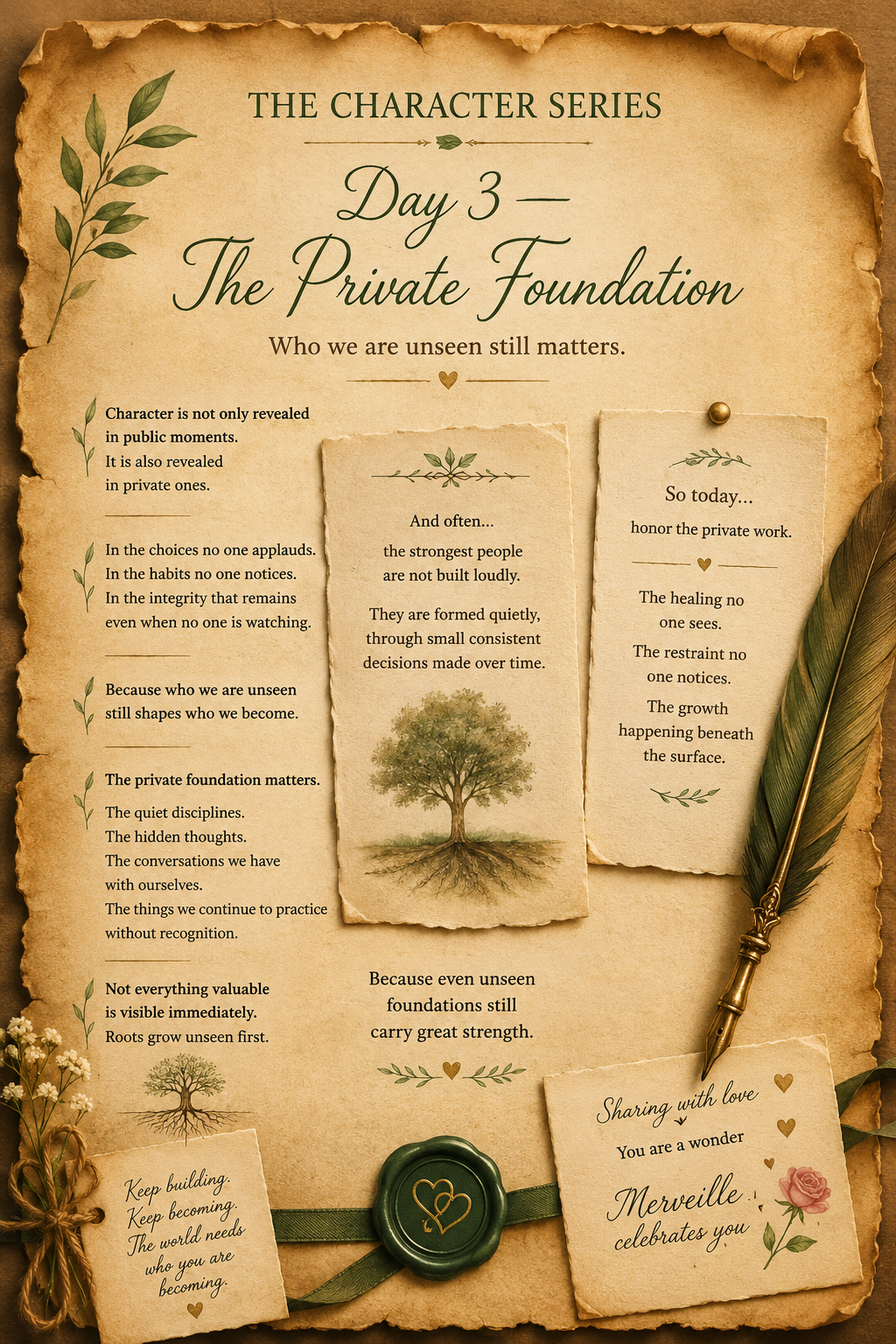 🌿 Day 3 — The Private Foundation
